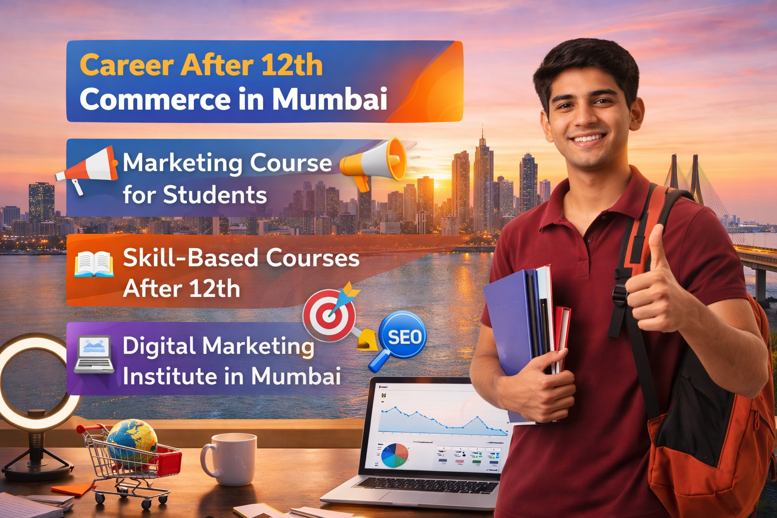 Marketing Course for Students, Skill Based Course After 12th, Digital Marketing Institute Mumbai, Short Term Career Course