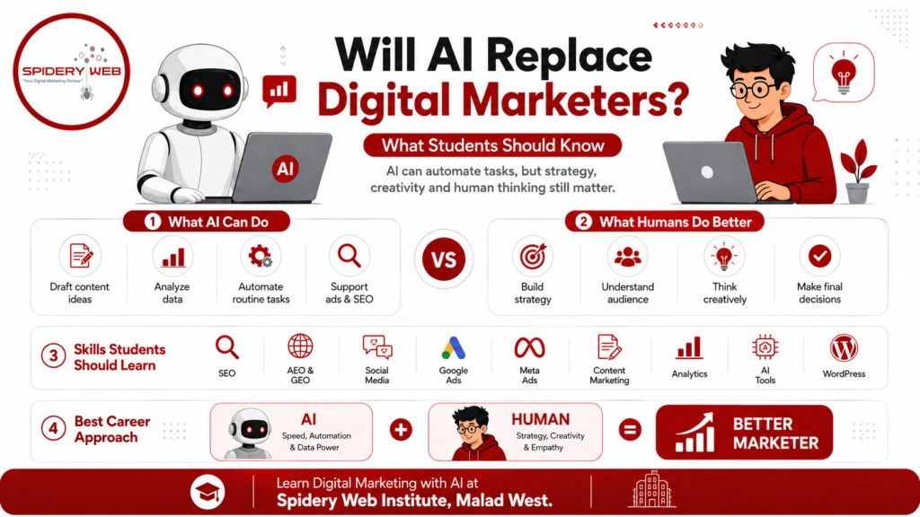 digital marketing course in mumbai | spidery web institute