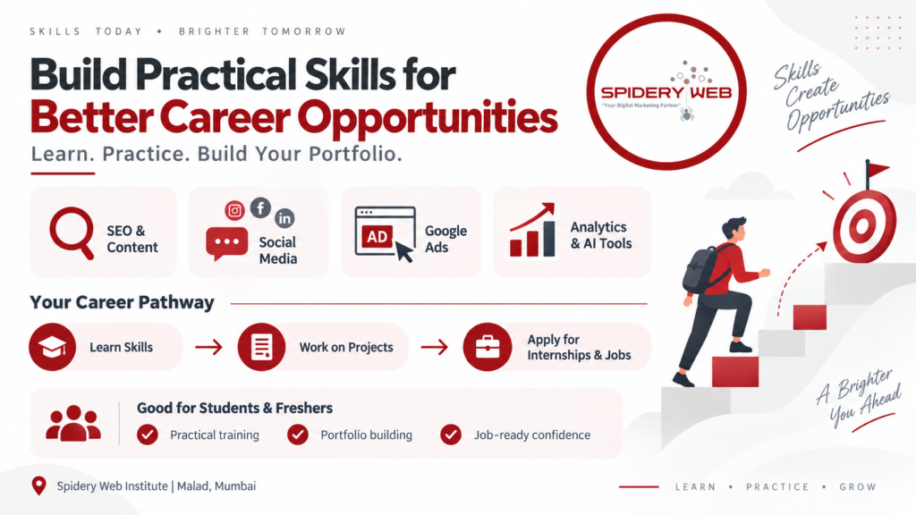 Digital Marketing Institute in Malad Mumbai | Spidery Web Institute