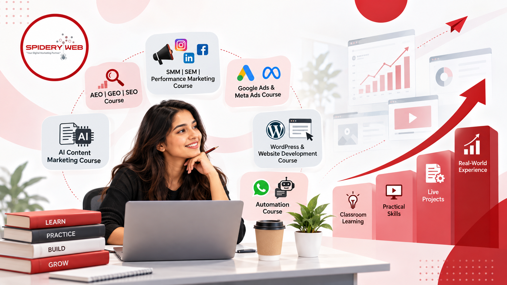 digital marketing course in malad mumbai | Spidery Web Institute