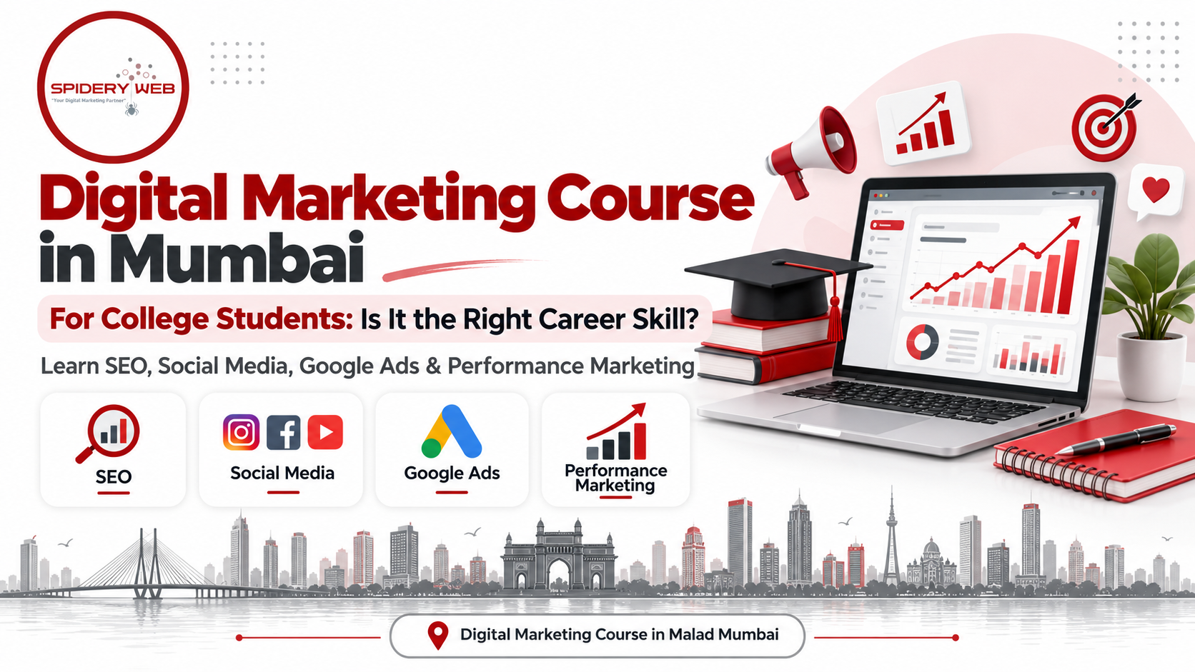 best Digital Marketing Course in Mumbai | Spidery Web Institute